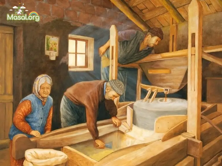 yaşlı değirmenci masalı