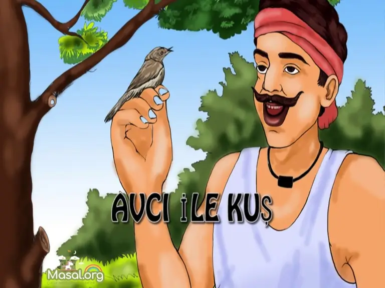 avcı ile kuş