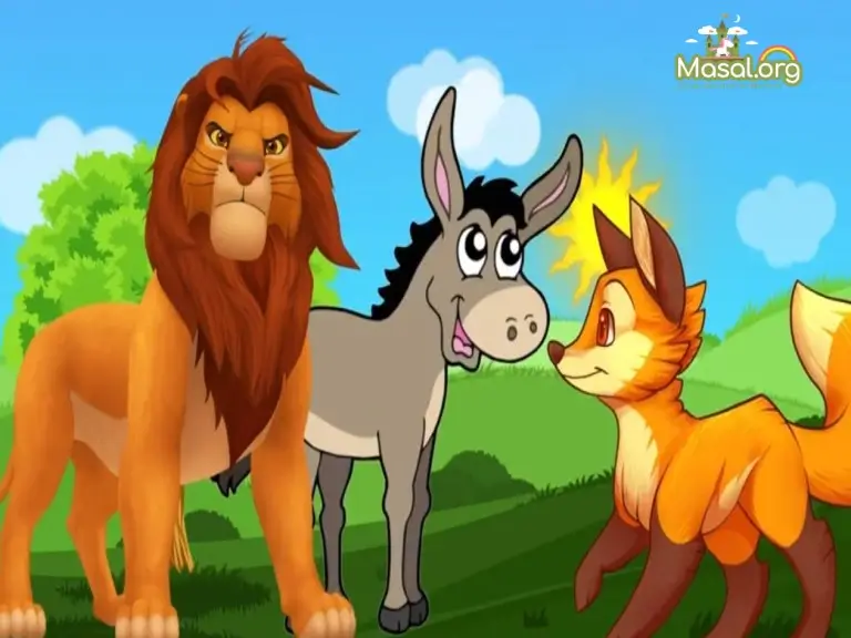 aslan tilki ve eşek masalı