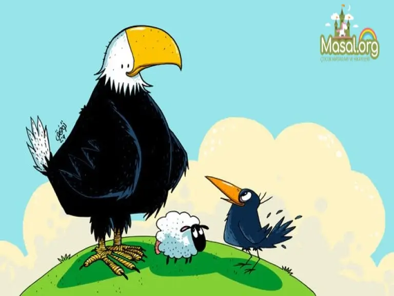karga ile kartal masalı